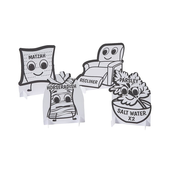 Color Your Own Passover Questions Activity - 48 Pieces