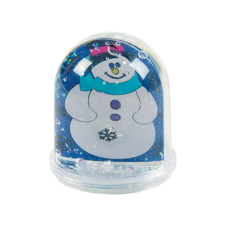 DIY Kids Christmas Snowman Snow Globes Craft Kits Plastic