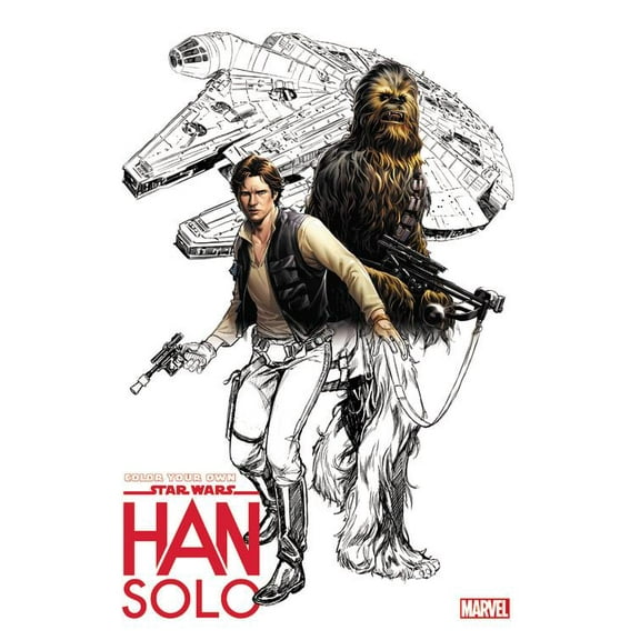 Color Your Own Star Wars: Han Solo (Paperback)