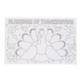 thumbnail image 1 of Color Your Own Thankful For Placemats, Craft Kits, Thanksgiving, 12 Pieces, 1 of 2
