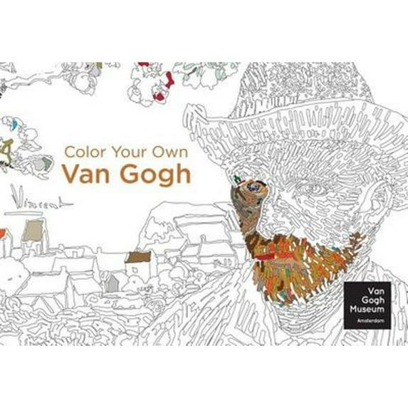 Pre-Owned Color Your Own Van Gogh: A Coloring Book, 9780062436429, 0062436422, Paperback, Csm edition