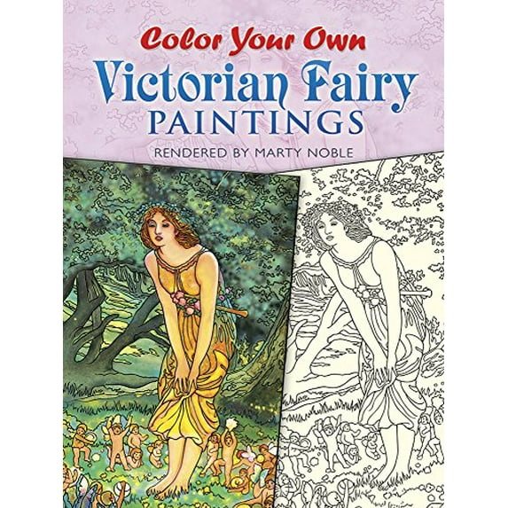 Pre-Owned Color Your Own Victorian Fairy Paintings (Paperback) 0486470512 9780486470511