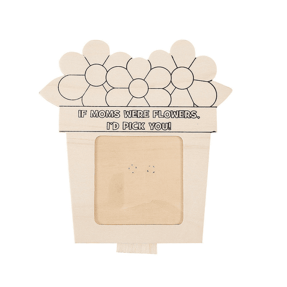 Color Your Own Wood Mother'S Day Frame - Craft Kits - 12 Pieces