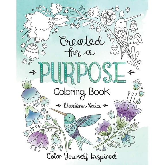 Color Yourself Inspired: Created for a Purpose Coloring Book (Paperback)
