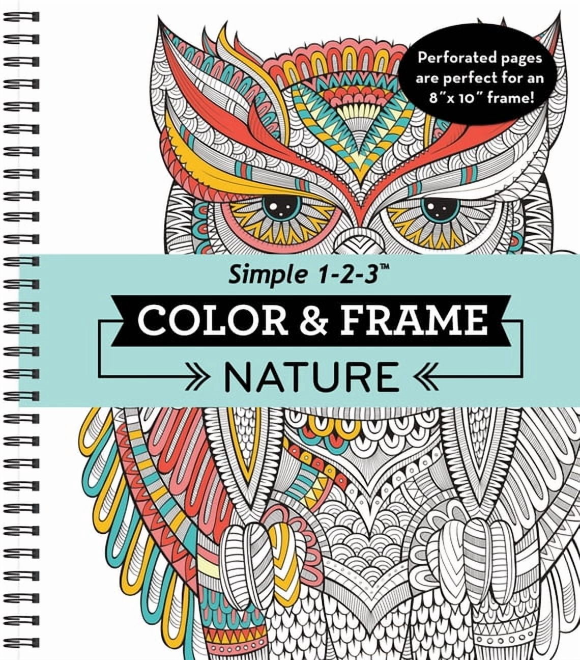 Color & Frame Color & Frame - Nature: Adult Coloring Book with Flowers ...