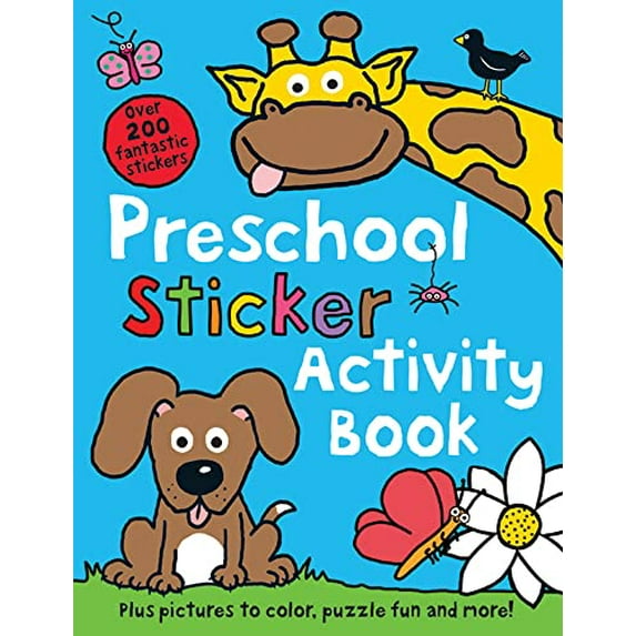 Pre-Owned Preschool Color & Activity Book: With Pictures to Color, Puzzle Fun, and More! (Color and Activity Books) Paperback