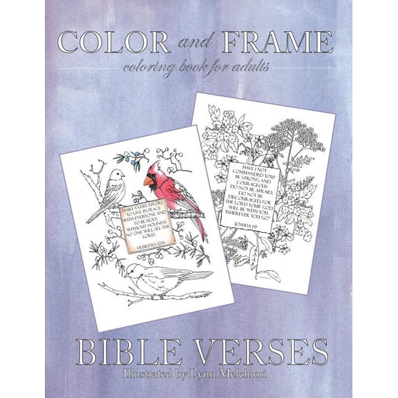 Color and Frame: Bible Verses, (Paperback)