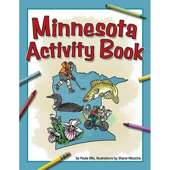 Color and Learn Minnesota Activity Book, (Paperback)