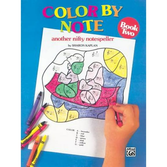 Pre-Owned Color by Note, Bk 2: Another Nifty Notespeller (Paperback 9780769219622) by Sharon Kaplan