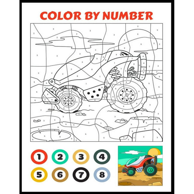 Color By Number Adult Coloring Book Free Coloring: Stress Relieving Designs  Animals, Flowers, Gardens, Landscapes, Butterflies And Birds (Color by Num  (Large Print / Paperback)