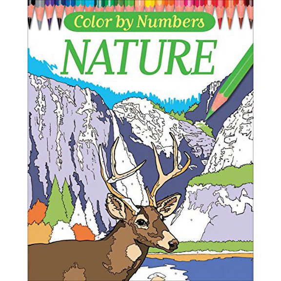 Pre-Owned Color by Numbers - Nature (Paperback) 0785834125 9780785834120