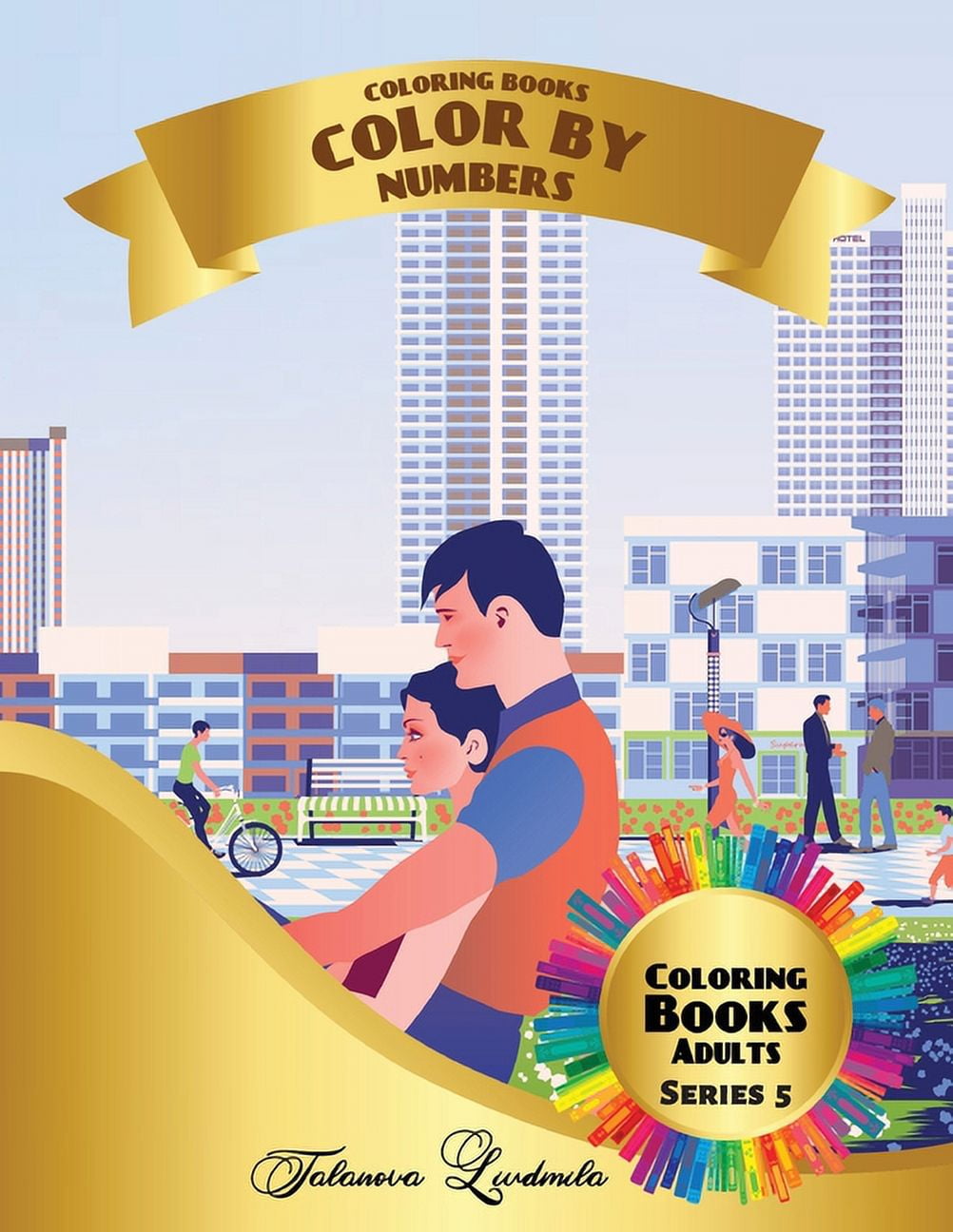 Color by Numbers for Adults: Coloring with numbers worksheets. Color by numbers for adults with