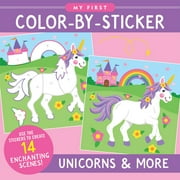 Unicorns & More First Color by Sticker Book, Paperback