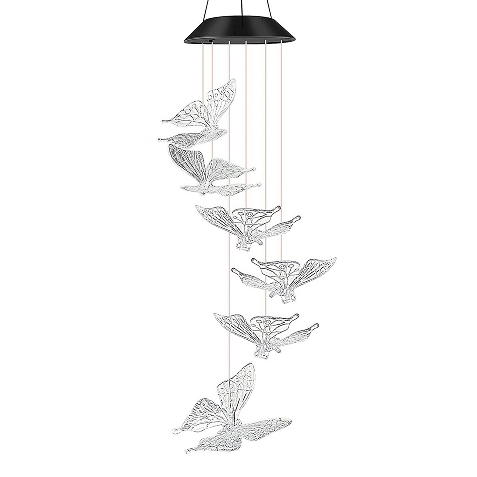 Led Color Changing Solar Wind Chime Light Waterproof Outdoor Windchime Butterfly Light Solar Hanging Lamp For Garden Decoration 63d8dc1d378b7f8559b8214d