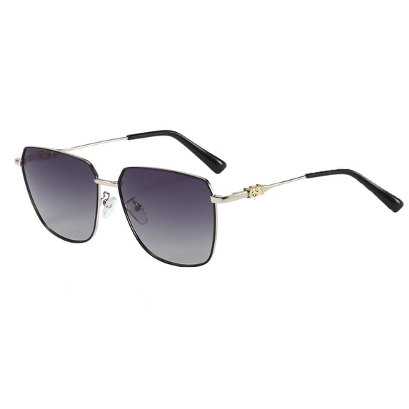 Color changing alloy driving sunglasses with UV protection, Silver