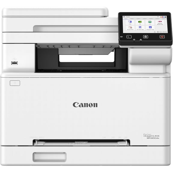 Color imageCLASS MF665Cdw - Wireless Duplex Laser Printer, All-in-One with Copier, Scanner, Fax, Auto Document Feeder, 3 Year Limited Warranty, 22 PPM