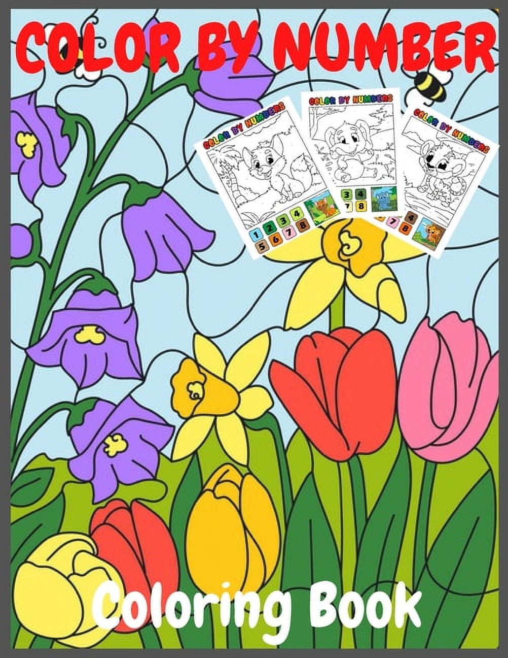 Color by number coloring book: 50 Unique Color By Number Design for drawing  and coloring Stress Relieving Designs for kids Relaxation Creative haven