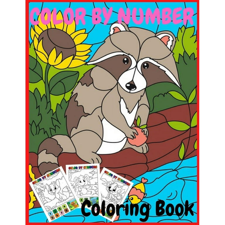 Color by number coloring book: 50 Unique Color By Number Design for drawing  and coloring Stress Relieving Designs for kids Relaxation Creative haven