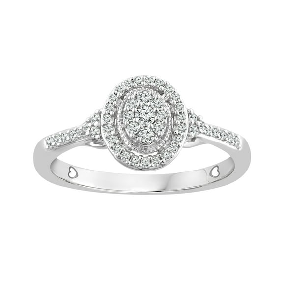 1/5 Carat T.W. Diamond Promise Ring in 10K White Gold (I-J,I3)