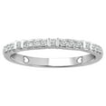 thumbnail image 1 of Color of Love 1/5 Carat T.W. Diamond Stackable Band in 10K White Gold (I-J,I3), 1 of 8