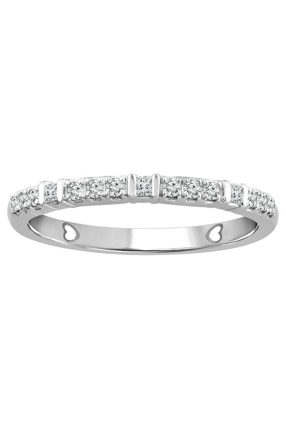 1/5 Carat T.W. Diamond Stackable Band in 10K White Gold (I-J,I3)