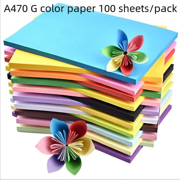 Color paper a4 paper color copy paper 10 color color printing paper hand origami advertising paper cut