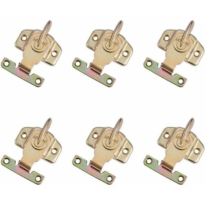 Colorplated metal table locks for dining room, table connection lock