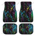 Color splash paint Car Floor Mats Universal Interior Design Accessories