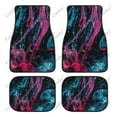 Color splash paint Car Floor Mats Universal Interior Design Accessories