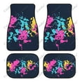 Color splash paint Car Floor Mats Universal Interior Design Accessories