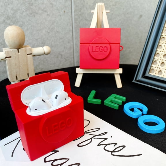Color square blocks earphone set