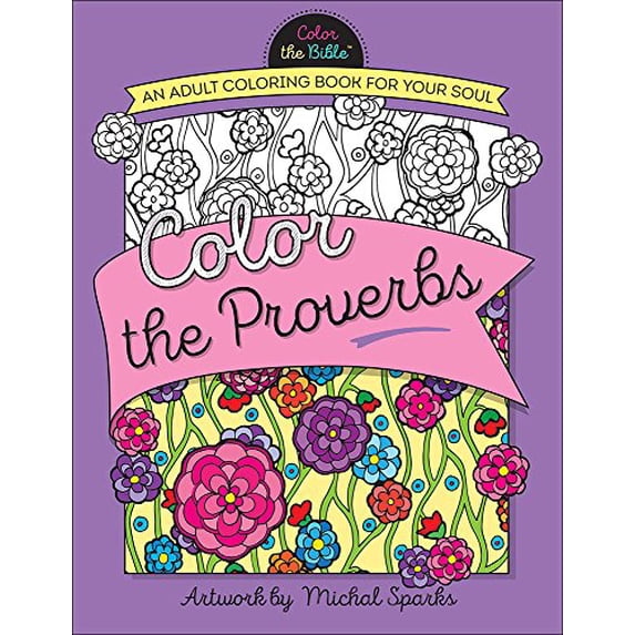 Pre-Owned Color the Proverbs: An Adult Coloring Book for Your Soul (Paperback) 0736968555 9780736968553