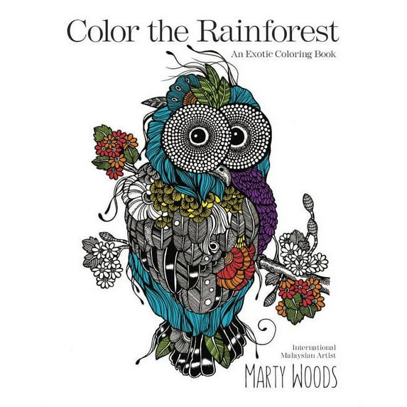 Color the Rainforest: An Exotic Coloring Book (Paperback)