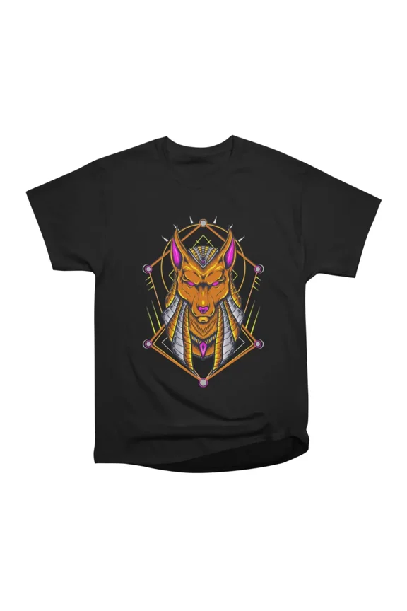 Color vector image Anubis Illustration T-Shirt Tee Gift For Him Merch For Her Apparel For
