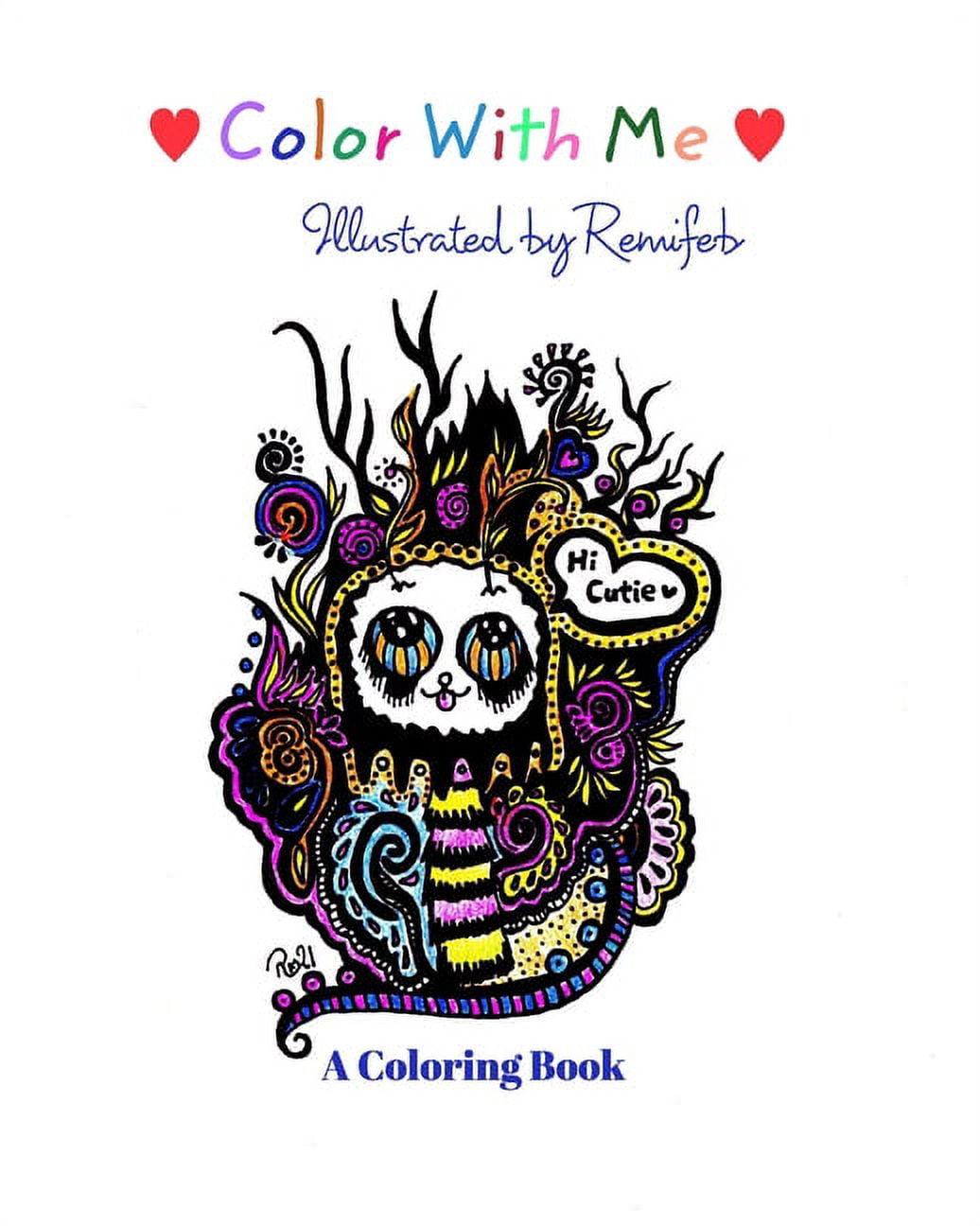 Color with me: Coloring Book, (Paperback)