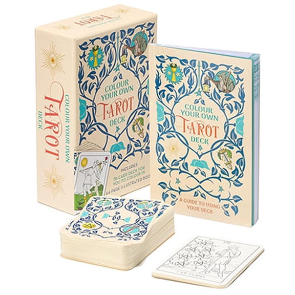 Color your own Tarot Deck (deck&book)