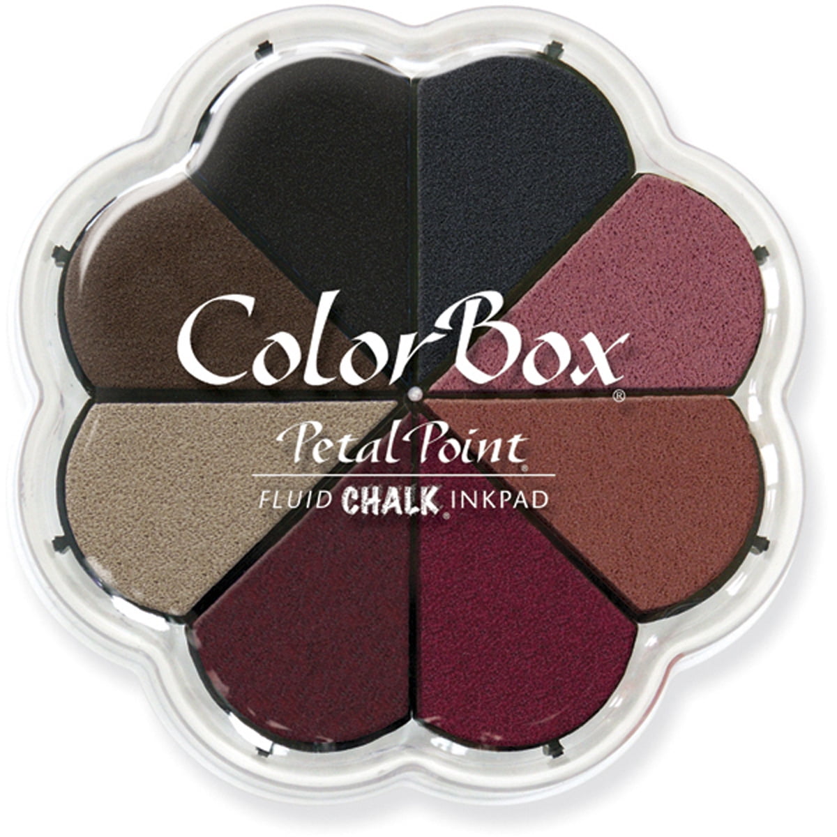 ColorBox Fluid Chalk Petal Point Ink Pad 8 ColorsNightfall