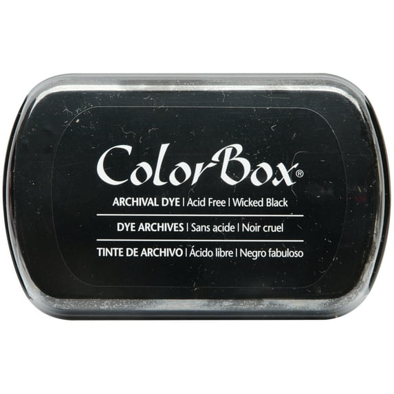 ColorBox Full Size Ink Pad Wicked Black