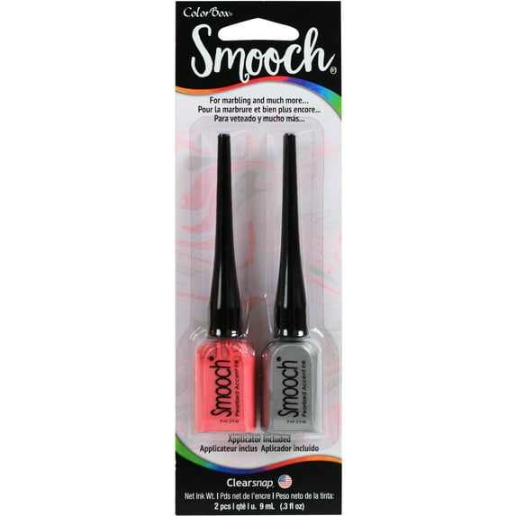 ColorBox Marbleizing With Smooch 2/Pkg-Taffy/Silver Fox