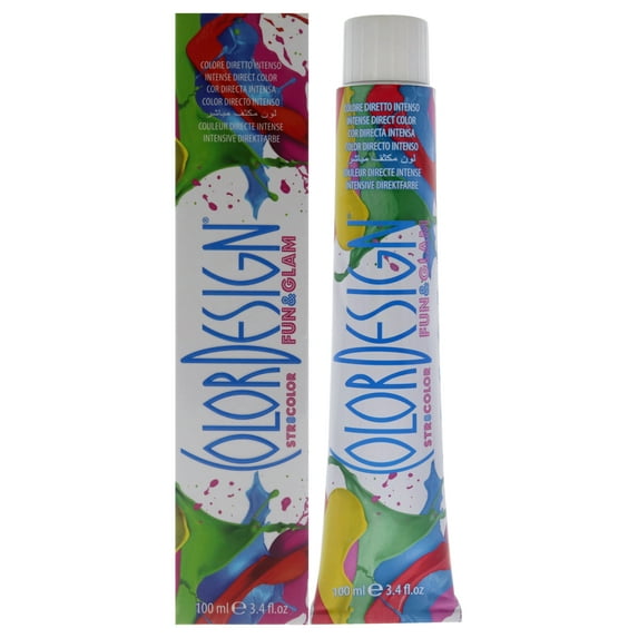 ColorDesign Fun and Glam Demi-Permanent Hair Color - Fresh Orange, 3.4 oz Hair Color