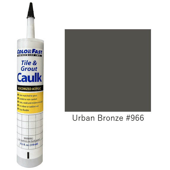 ColorFast Latex Caulk - Made to Match TEC Urban Bronze - Unsanded Texture