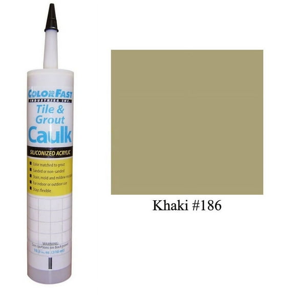 ColorFast Latex Colored Caulk - CBP Color Line: Khaki Sanded