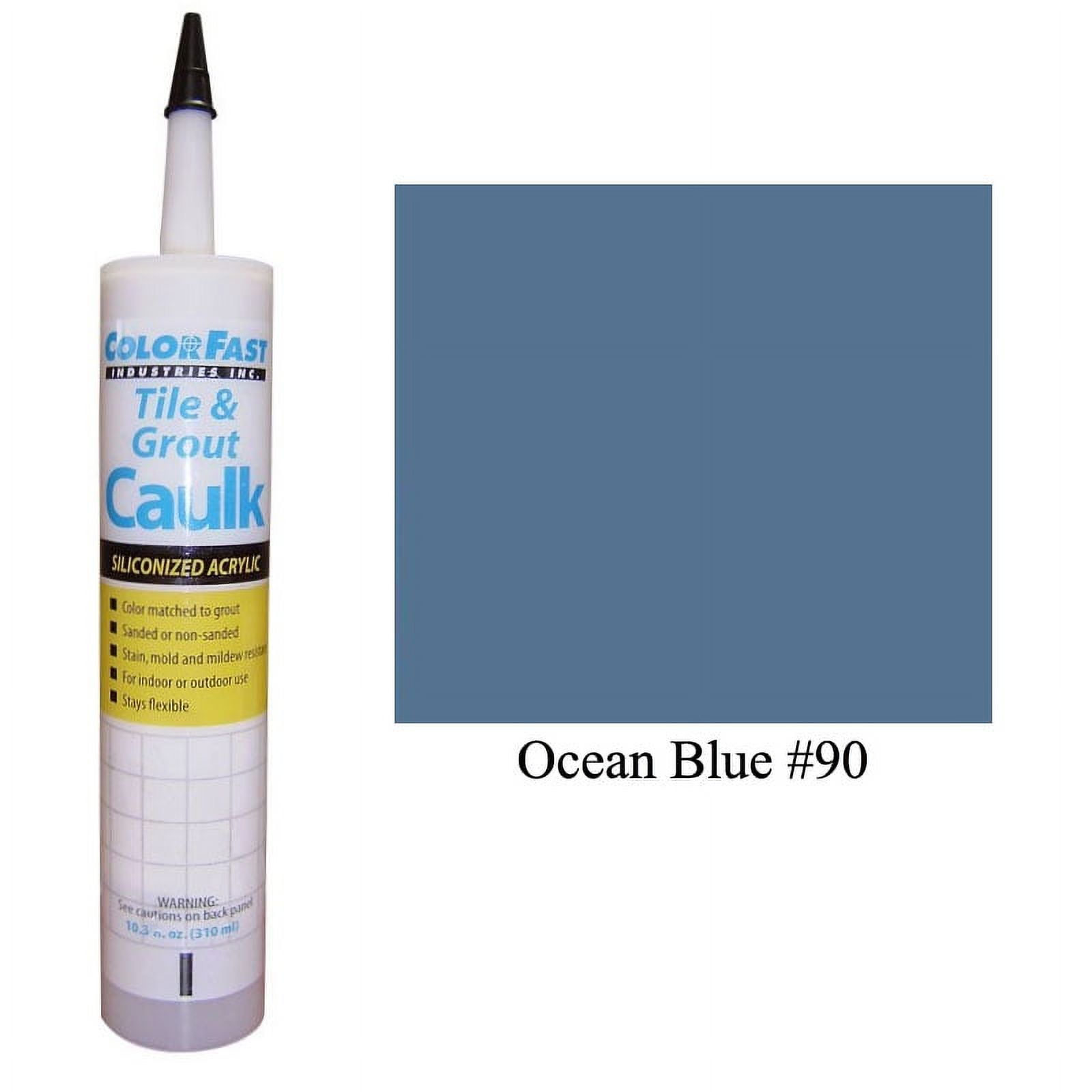 ColorFast Latex Colored Caulk CBP Color Line Ocean Blue Sanded