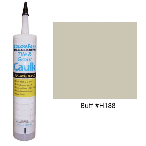 ColorFast Latex Colored Caulk - Hydroment Color Line: Buff Unsanded