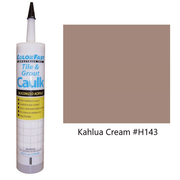 ColorFast Latex Colored Caulk - Hydroment Color Line: Kahlua Cream Sanded