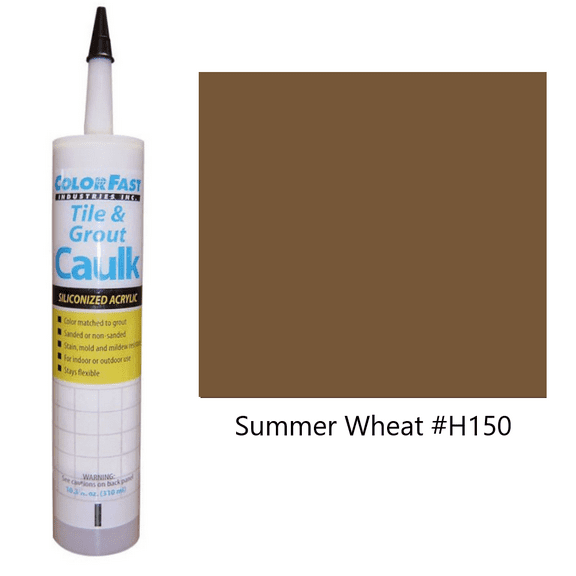 ColorFast Latex Colored Caulk - Hydroment Color Line: Summer Wheat Sanded