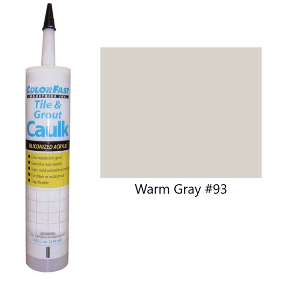 ColorFast Latex Colored Caulk - Mapei Color Line: Warm Grey Unsanded