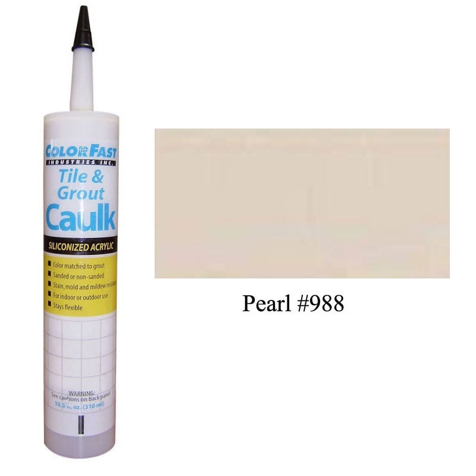 ColorFast Latex Colored Caulk - TEC Color Line: Pearl Sanded - Walmart.com