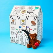 ColorJo “Welcome to My Garden” Color Your Own Playhouse - Embrace The Excitement and Joy of Nature, Best Kids Art & Craft for Holiday Season, Perfect Coloring Toy 3+