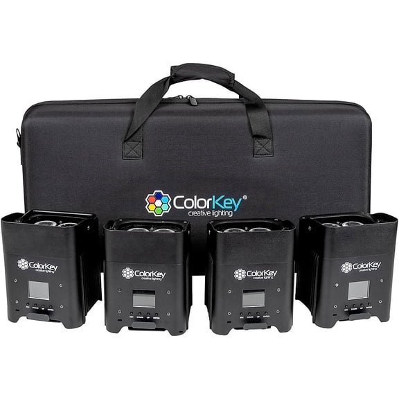AirPar HEX 4 4-Pack Bundle with Hardshell Case